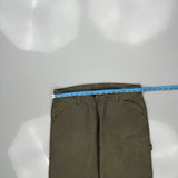 Carhartt Carpenter Trousers - 34W 30L Khaki Cotton