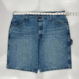Wrangler Carpenter Shorts - 36W 10L Blue Cotton