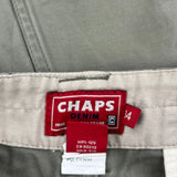 Chaps Denim Cargo Shorts - 34W 10L Green Cotton