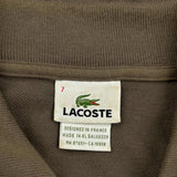 Lacoste Polo Shirt - 2XL Brown Cotton