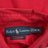 Ralph Lauren Shirt - Medium Red Cotton