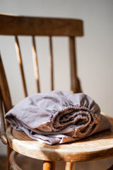 Linen crib sheet