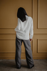 Nordkapp classic linen shirt in White