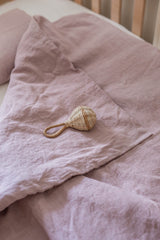 Linen baby bedding