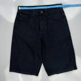Southpole Denim Shorts - 30W 11L Black Cotton