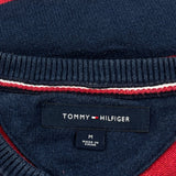 Tommy Hilfiger Striped Sweater - Medium Blue Cotton