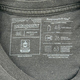 Patagonia Graphic T-Shirt - Medium Black Cotton