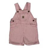 Age 18 Months Carhartt Striped Overalls - 3XS Pink Cotton