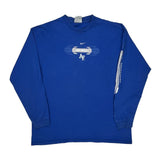 Air Force Nike College Long Sleeve T-Shirt - XL Blue Cotton
