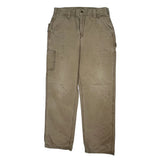 Carhartt Carpenter Trousers - 34W 34L Beige Cotton
