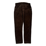 Levis Cord Trousers - 28″ Waist Brown Cotton