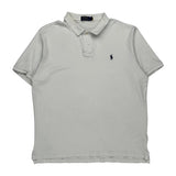 Polo By Ralph Lauren Polo Shirt - Large White Cotton