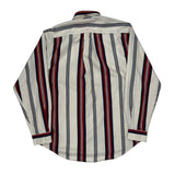 Tommy Hilfiger Striped Shirt - Small Blue Cotton