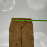 Carhartt Double Knee Carpenter Trousers - 30W 32L Brown Cotton