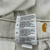 Carhartt Cargo Shorts - 37W 10L Beige Cotton
