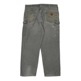 Carhartt Carpenter Pants - 36W 31L Gray Cotton