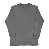 Dickies Long Sleeve T-Shirt - XL Grey Cotton Blend