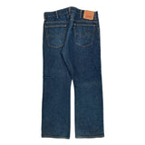 517 Levis Boot Cut Jeans - 35W 30L Blue Cotton