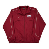 Nmh Athletics Nike Track Jacket - Small Red Polyester