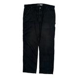 Carhartt Cargo Pants - 36W 32L Black Cotton
