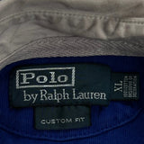Polo By Ralph Lauren Rugby Shirt - XL Blue Cotton
