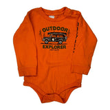 Age 24 Months Carhartt Graphic Overalls - 2XS Orange Cotton