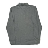 Tommy Hilfiger Long Sleeve Polo Shirt - Medium Gray Cotton