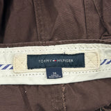 Tommy Hilfiger Chino Shorts - 34W 10L Brown Cotton