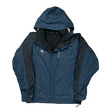 Mountain Hard Wear Waterproof Ski Jacket - Large Blue Polyester