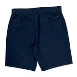 Tommy Hilfiger Chino Shorts - 32W 9L Navy Cotton Blend