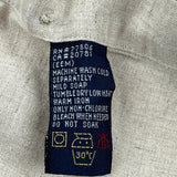 Tommy Hilfiger Short Sleeve Shirt - Large Beige Linen Blend