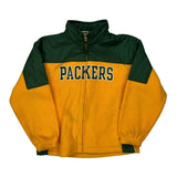 Age 6-7 Nfl Football Fleece Jacket - Small Green Polyester