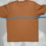 Carhartt T-Shirt - Large Orange Cotton