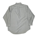 Ralph Lauren Striped Shirt - Large Blue Cotton