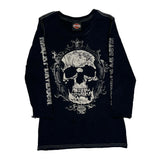 Kauai Harley-Davidson Harley Davidson Graphic Long Sleeve T-Shirt - Small Black Cotton