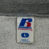 Minnesota Russell Athletic College Sweatshirt - Large Grey Cotton Blend