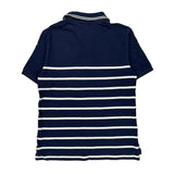 Age 14-16 Polo By Ralph Lauren Striped Polo Shirt - Large Navy Cotton