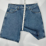 Wrangler Denim Shorts - 34W 9L Blue Cotton