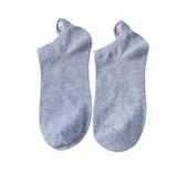 Anyfootwear 5 Pairs One Size 4-5 Blue Fashion Funny Unisex Cotton Short Socks 3D Stereoscopic Heel Embroidery Cute Candy Color Casual Socks