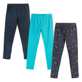 Kids Organic Cotton Leggings 3 Pack. No Reinforced Knee