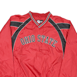 COLLEGIATE LICENSED PRODUCT Mens Red & Black Ohio State V-Neck M Nylon