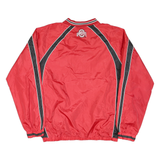 COLLEGIATE LICENSED PRODUCT Mens Red & Black Ohio State V-Neck M Nylon