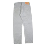 LEVI'S 501 Mens Jeans Regular Straight Denim Light W31 L31 Button Cotton Blend