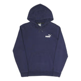 PUMA Womens Navy Hoodie XS Cotton Blend Pullover Hooded Sweatshirt