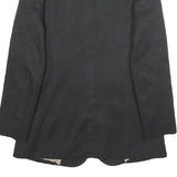 ZARA BASIC Womens Black Jacket M Woven Button Plain Stylish Classic