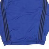ADIDAS Mens Blue & Black Zip Track Jacket M Polyester Blend Sportswear