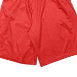 NIKE Mens Red Sports Casual Shorts XL W27 Polyester Blend