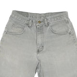 WRANGLER Mens Grey Denim Shorts S W28 Classic Cotton Blend Casual
