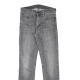 LEVI'S 511 Mens Slim Grey Denim Medium W29 L30 Zip Denim Jeans