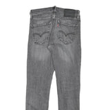 LEVI'S 511 Mens Slim Grey Denim Medium W29 L30 Zip Denim Jeans